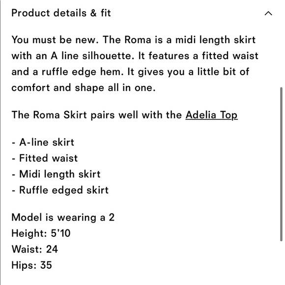 Reformation roma skirt - Picture 8 of 15